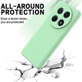 Huawei nova 13i Flydende silikone cover med håndrem - grøn