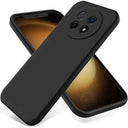 Huawei nova 14i Flydende silikone cover med håndrem - sort