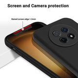 Huawei nova 14i Flydende silikone cover med håndrem - sort