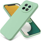 Huawei nova 14i Flydende silikone cover med håndrem - grøn