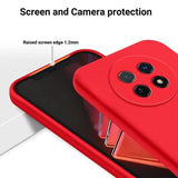 Huawei nova 14i Flydende silikone cover med håndrem - rød
