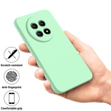 Huawei nova 15 Max Flydende silikone cover med håndrem - Grøn