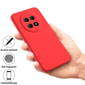 Huawei nova 15 Max Flydende silikone cover med håndrem - Rød