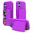 iPhone 17 Hybrid Cover med Spejl og Kortholder - Lilla