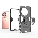 OnePlus 12R/Ace 3 Hybrid Cover med Ring Holder - Rød