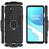 OnePlus 8T Hybrid Cover med Ring Holder - Sort