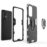 Samsung Galaxy A33 5G Hybrid Cover med Ring Holder - Sort