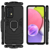 Samsung Galaxy A33 5G Hybrid Cover med Ring Holder - Sort
