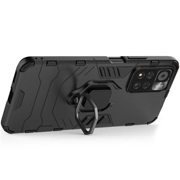 Xiaomi Redmi Note 11 Pro/Note 11 Pro+ Hybrid Cover med Ring Holder - Sort