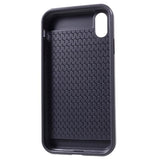 iPhone XR Hybrid Cover med Glidekortholder - Sort
