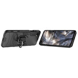 OnePlus Nord Hybrid Cover med Ring Holder - Sort