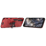 OnePlus Nord Hybrid Cover med Ring Holder - Rød