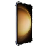 Imak Anti-Scratch Samsung Galaxy S23 5G TPU Cover - Gennemsigtig Sort
