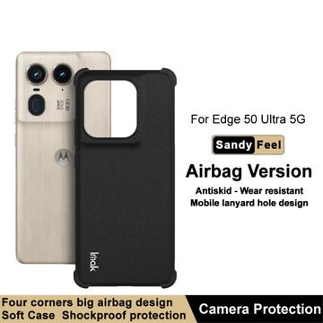 Motorola Edge 50 Ultra/Moto X50 Ultra Imak Drop-Proof TPU Cover - Sort