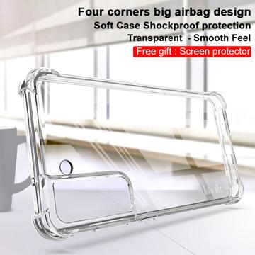 Samsung Galaxy S21 FE 5G Imak Faldsikkert TPU Cover - Gennemsigtig