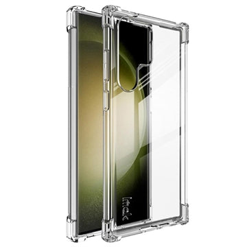 Imak Faldsikkert Samsung Galaxy S23 Ultra 5G TPU Cover - Gennemsigtig