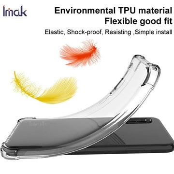 Samsung Galaxy S24+ Imak Faldsikkert TPU Cover - Gennemsigtig