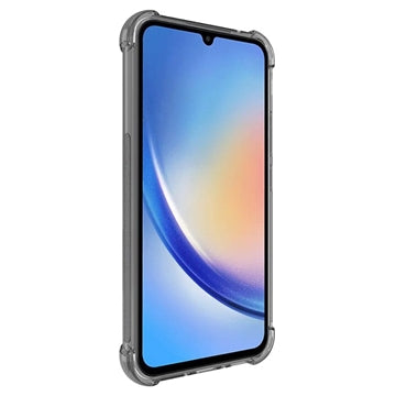 Imak Faldsikkert Samsung Galaxy A34 5G TPU Cover - Gennemsigtig Sort