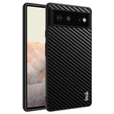 Imak LX-5 Google Pixel 6 Hybrid Cover - Karbonfiber - Sort