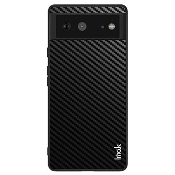 Imak LX-5 Google Pixel 6 Hybrid Cover - Karbonfiber - Sort