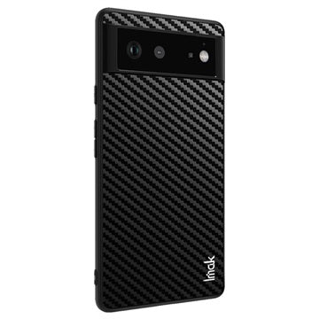 Imak LX-5 Google Pixel 6 Hybrid Cover - Karbonfiber - Sort