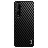 Imak LX-5 Sony Xperia 1 III Hybrid Cover - Karbonfiber - Sort
