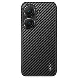 Imak Ruiyi Asus Zenfone 9 Belagt Cover - Karbonfiber - Sort