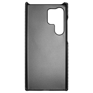 Imak Ruiyi Samsung Galaxy S23 Ultra 5G Belagt Cover - Karbonfiber - Sort