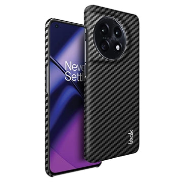 Imak Ruiyi OnePlus 11 Belagt Cover - Karbonfiber - Sort