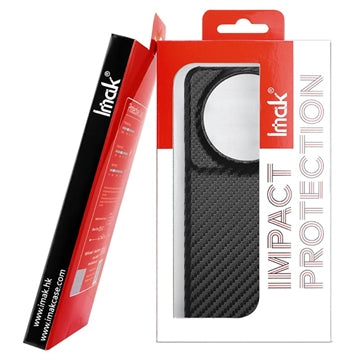 Imak Ruiyi OnePlus 11 Belagt Cover - Karbonfiber - Sort
