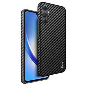 Samsung Galaxy A54 5G Imak Ruiyi Hybrid Cover - Karbonfiber - Sort