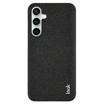 Samsung Galaxy S24 FE Imak Ruiyi Hybrid Cover - Karbonfiber - Sort