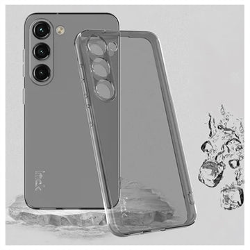 Imak UX-5 Samsung Galaxy S23 5G TPU Cover - Sort / Gennemsigtig