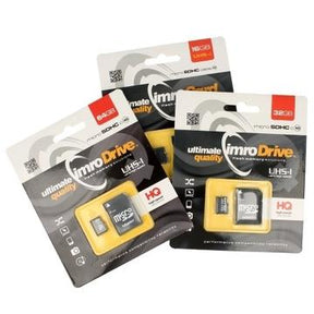 Imro MicroSD-hukommelseskort m.adapter - 64 GB