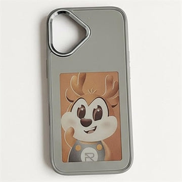 iPhone 17 InkZone DIY E-Ink NFC Cover - Grå