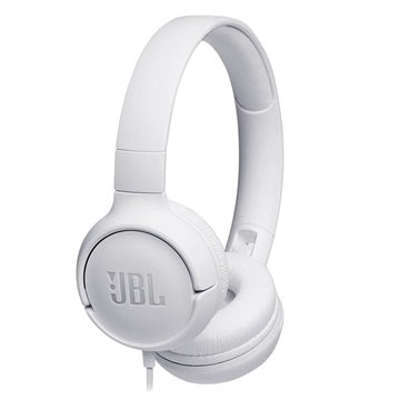 JBL Tune 500 PureBass On-Ear Høretelefoner - Hvid