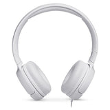 JBL Tune 500 PureBass On-Ear Høretelefoner - Hvid