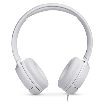 JBL Tune 500 PureBass On-Ear Høretelefoner - Hvid