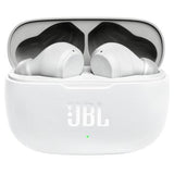 JBL Wave 200TWS Trådløse Høretelefoner med Opladningsetui - Hvid