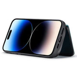 Jeehood Aftageligt 2-i-1 iPhone 14 Pro Max Cover med Pung - Blå