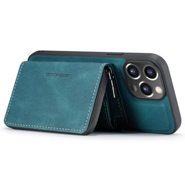 Jeehood Aftageligt 2-i-1 iPhone 14 Pro Max Cover med Pung - Blå
