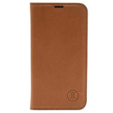 JT Berlin BookCase Tegel iPhone 14 Flip Lædercover - Cognac