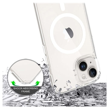 iPhone 15 Plus JT Berlin Pankow Clear MagSafe Cover - Gennemsigtig