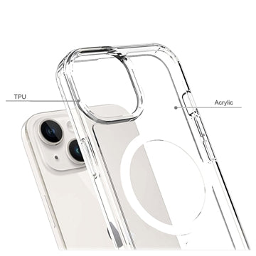 iPhone 15 Plus JT Berlin Pankow Clear MagSafe Cover - Gennemsigtig