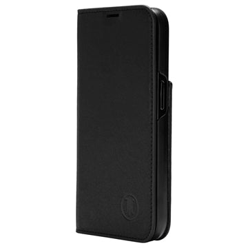 iPhone 15 Pro JT Berlin BookCase Tegel Flip Lædercover - Sort