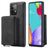 Samsung Galaxy A52 5G/A52s 5G Jeehood Aftageligt 2-i-1 Cover med Pung - Sort
