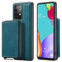 Samsung Galaxy A52 5G/A52s 5G Jeehood Aftageligt 2-i-1 Cover med Pung - Blå
