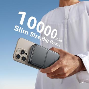 Joyroom JR-PBM11 Qi2 MagSafe Power Bank med kickstand - 10000mAh - Sort