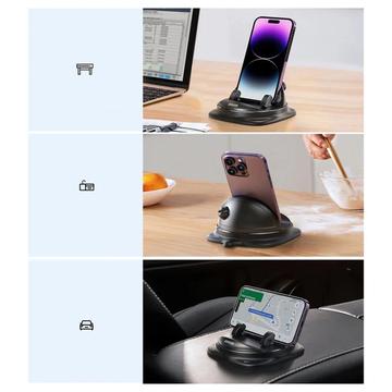 Joyroom JR-ZS354 360-drejelig biltelefonholder til instrumentbrættet - sort