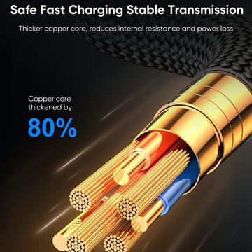 Joyroom S-CC100A16 Prisme digital skærm USB-C kabel - 100W - sort